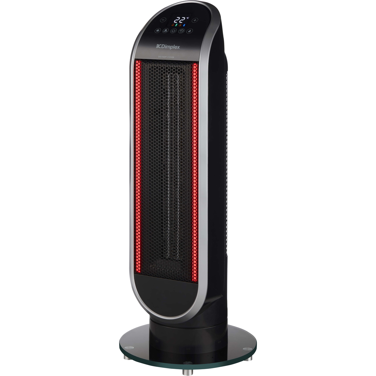 Dimplex Maxair Maxair25b Ceramic Fan Heater With Remote Control 2500w Black intended for sizing 1280 X 1280
