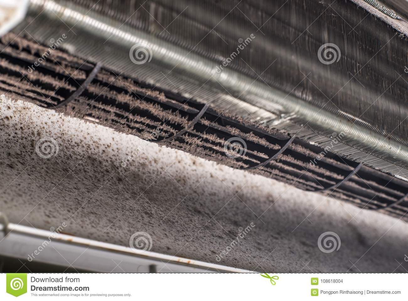 Dirty Air Conditioner Blower Fan And Coil Stock Photo within size 1300 X 958