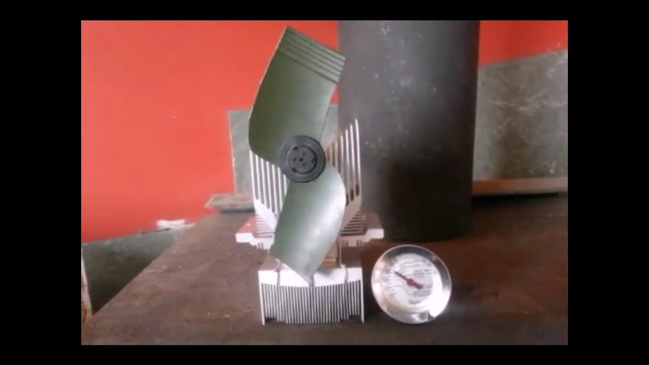 Diy 2 Woodstove Fan Easy 2 Minutes with sizing 1280 X 720
