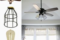 Diy Cage Light Ceiling Fan Ceiling Fan Light Cover Diy throughout proportions 1600 X 1600