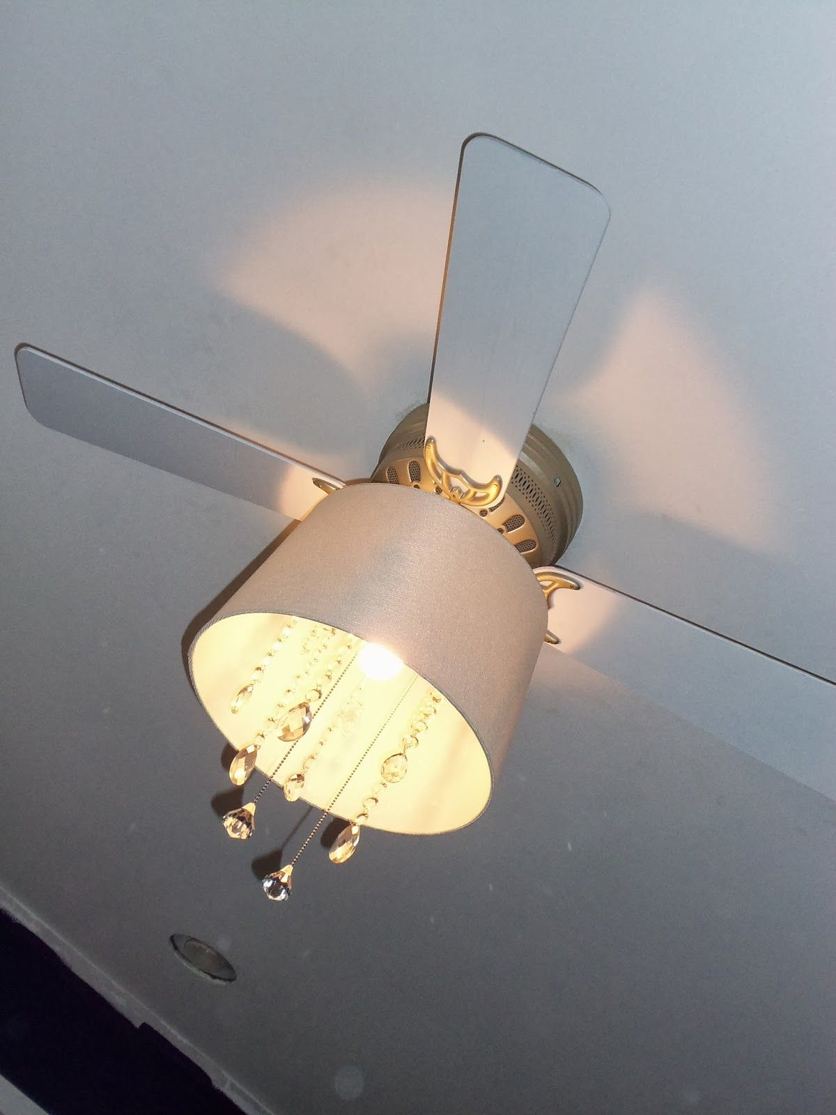 Diy Ceiling Fan Chandelier Good Idea But With A Smaller throughout proportions 1200 X 1600