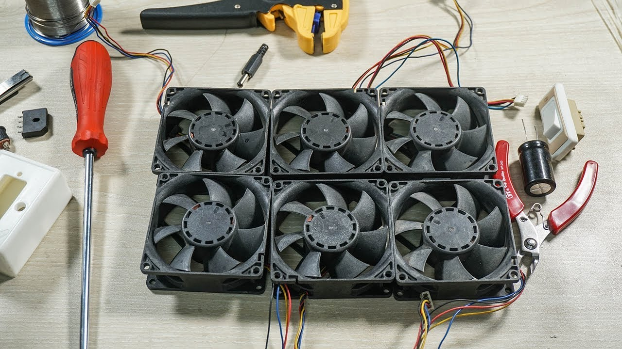 Diy Cheapest Portable Exhaust Fan With Cpu Fan intended for measurements 1280 X 720