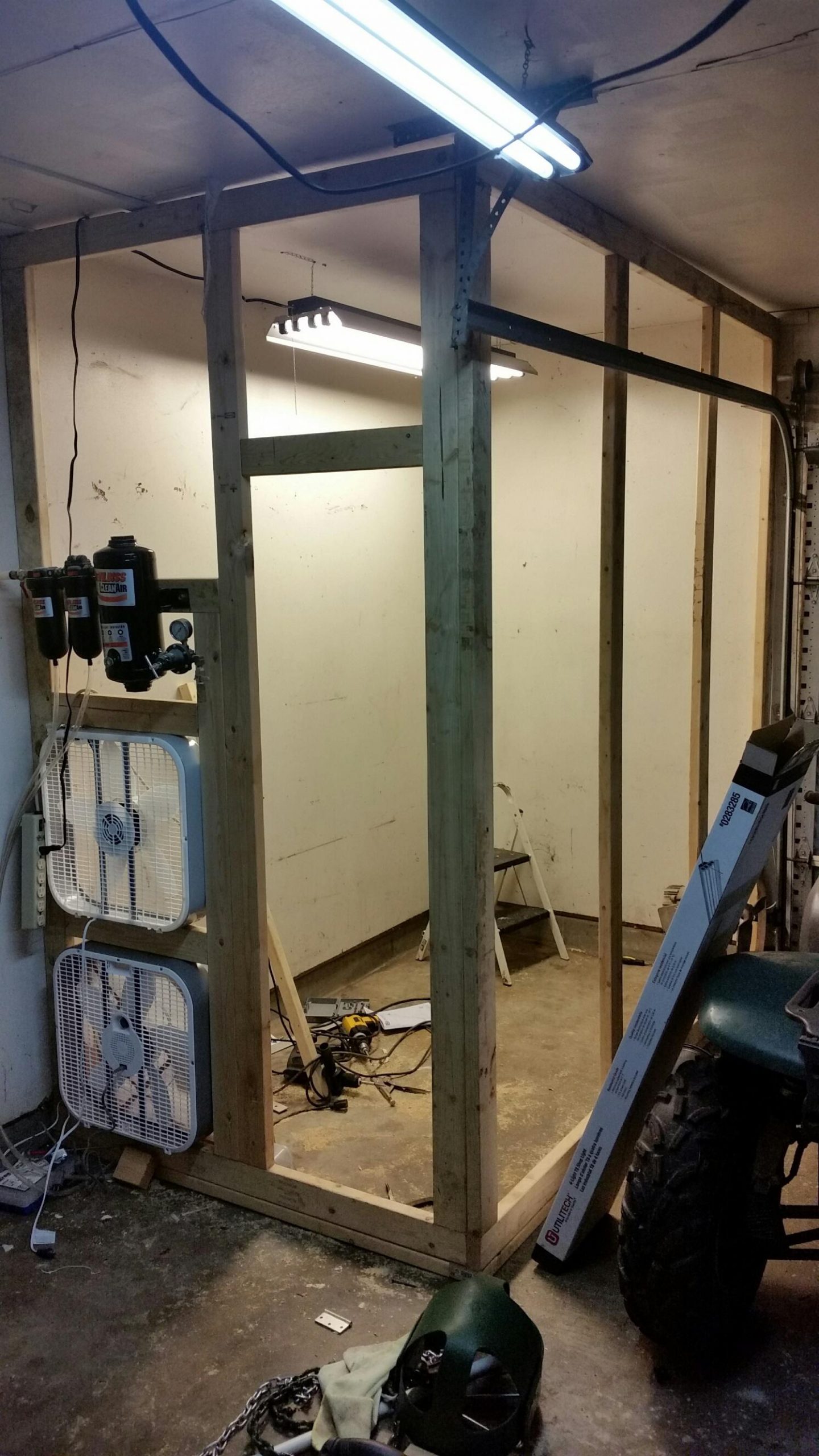 Diy Garage Size Paint Booth K2forums throughout measurements 1494 X 2656