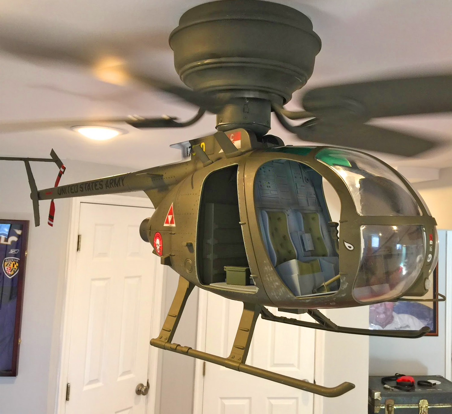 Diy Helicopter Ceiling Fan within measurements 1500 X 1373