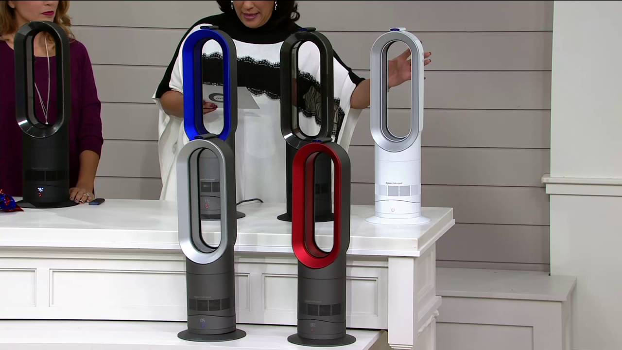 Dyson Am09 Hot Cool Bladeless Fan Heater With Jet Focus On Qvc intended for measurements 1280 X 720