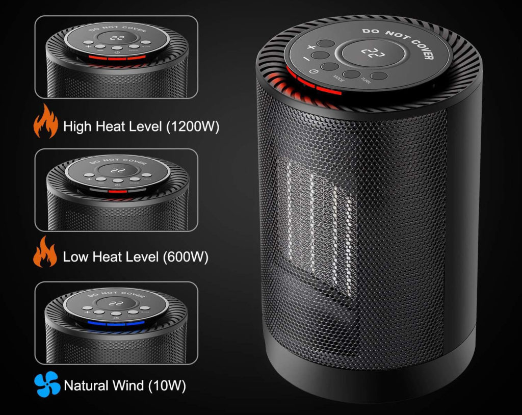 Ecoheat Mini Ceramic Fan Heater 90shades throughout size 1024 X 814