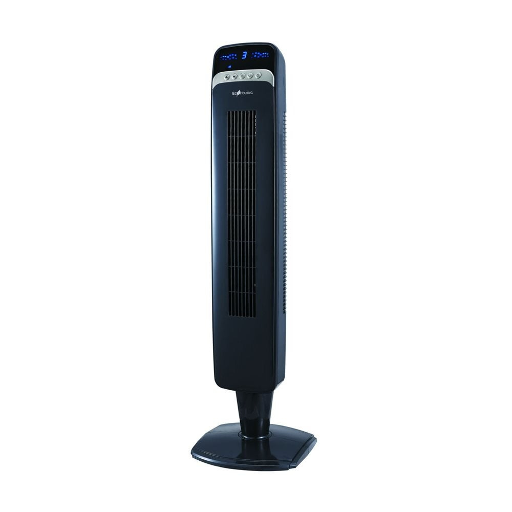 Ecohouzng Ct4009t 40 Inch Oscillating Tower Fan With Remote Black within size 1000 X 1000