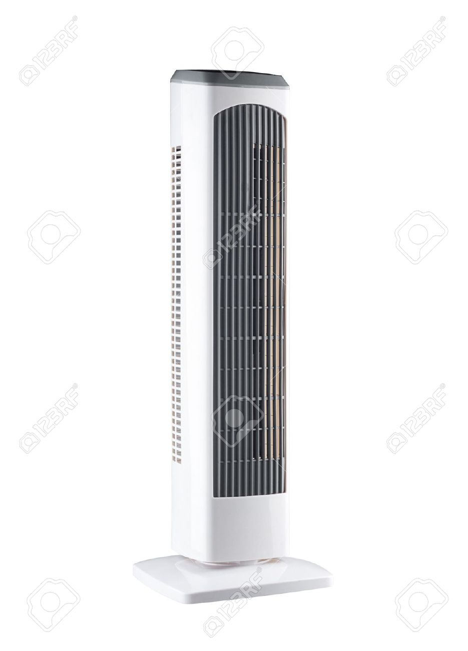 Electric Tower Cooling Fan Putting Ice Or Cold Water Into The in proportions 935 X 1300