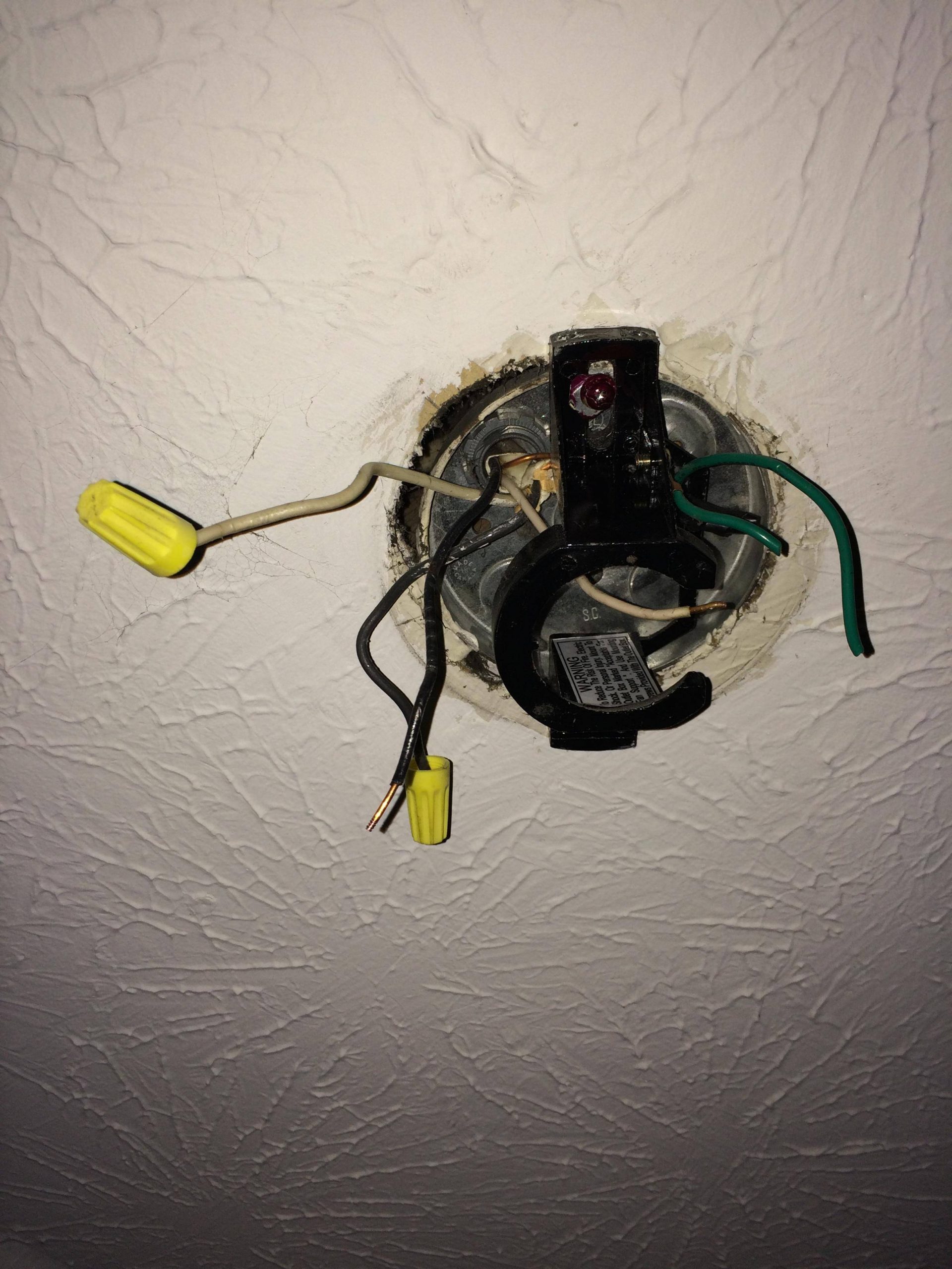 Electrical Wiring In The Home Wiring For Celing Fan Yellow pertaining to measurements 2448 X 3264