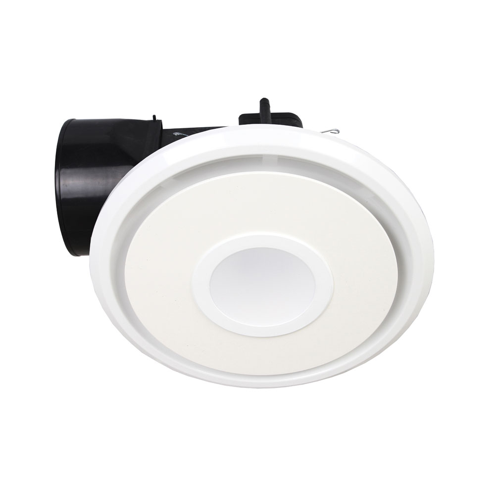 Emeline Ii Round Exhaust Fan With Led Light Large White Be350espwh in measurements 1000 X 1000