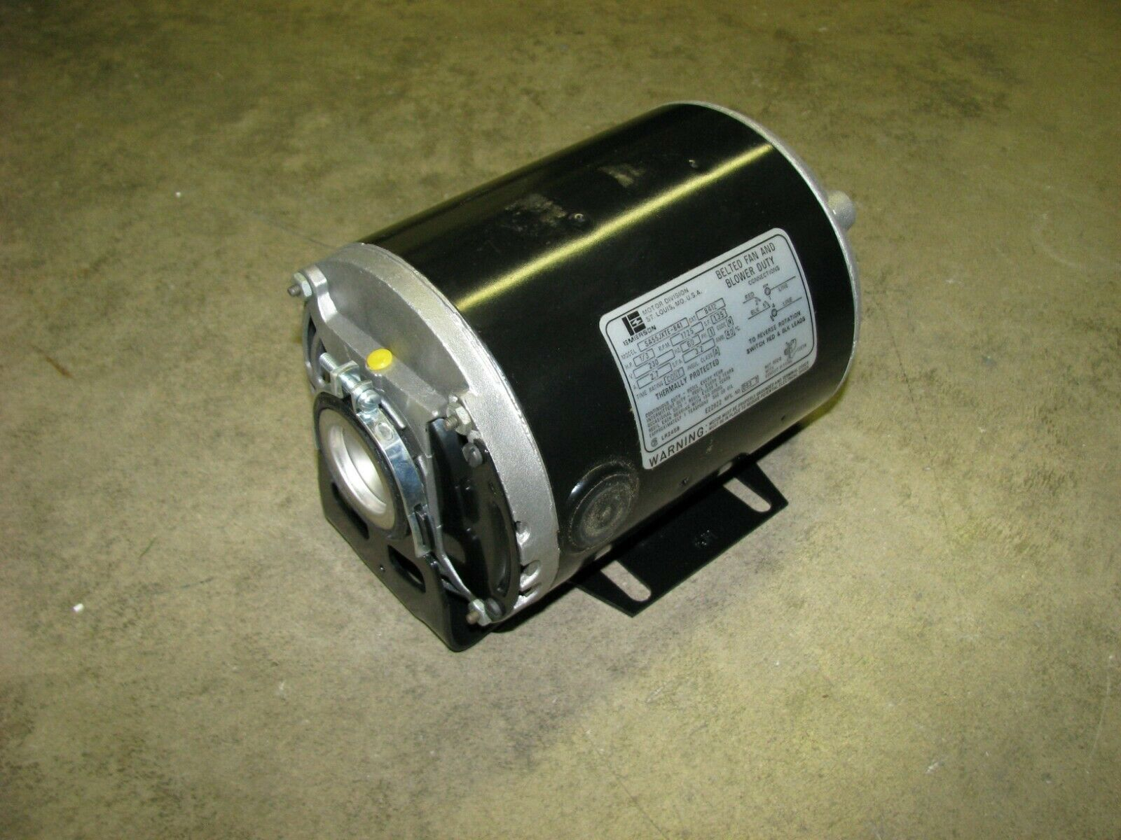 Emerson Electric Motor Sa55jxte 841 13 Hp 1725 Rpm 230 Volt Ac 1 Phase with regard to size 1600 X 1200