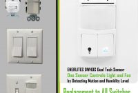 Enerlites Dwhos W Humiditymotion Sensor Switch For Bathroom with regard to measurements 1500 X 1500