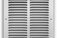Everbilt 10 In X 10 In White Return Air Grille with dimensions 1000 X 1000