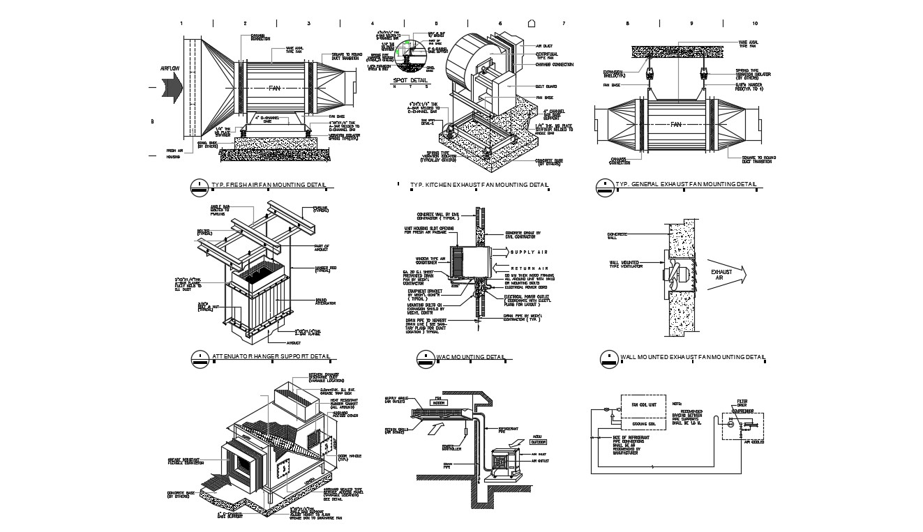 Exhaust Fan Cad Drawing Cadbull for measurements 1323 X 763