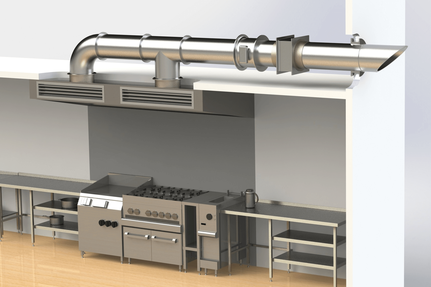 Exhaust Hoods Grease Extraction Devices And Make Up Air intended for proportions 1732 X 1155