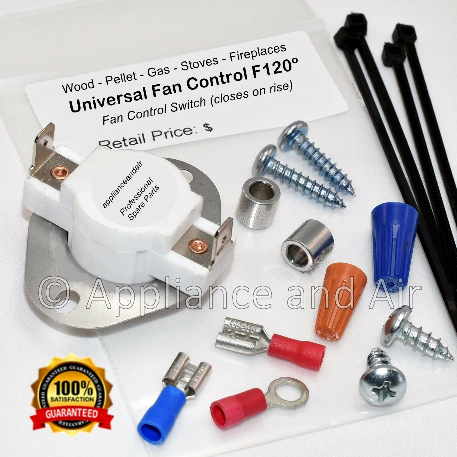 F120 Ceramic Wood Pellet Stove Low Limit Blower Fan Switch Tips Instructions inside proportions 1600 X 1600