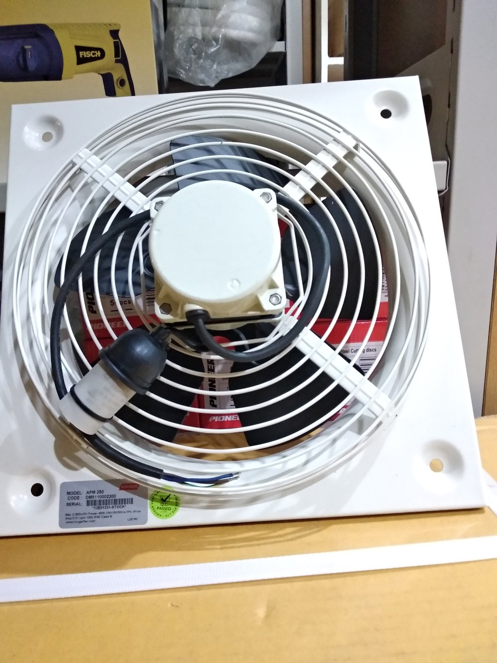 Fan Exhaust Kruger Apm250 Axial Wall throughout dimensions 1000 X 1333