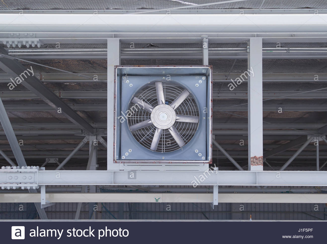 Fan On Steel Structure For Ventilation System And Air throughout proportions 1300 X 972