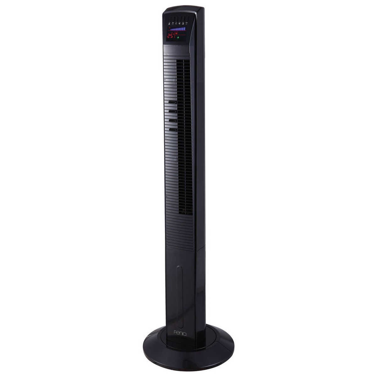 Fenici 125cm Misting Tower Fan Black Fftfc50de regarding sizing 1200 X 1200