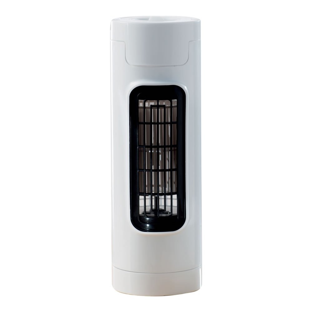 Fine Elements Tower Fan White 15 Inch with measurements 1000 X 1000