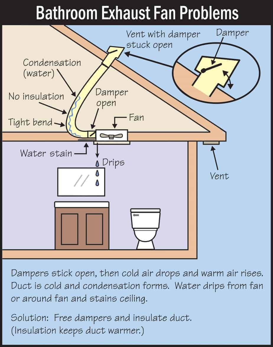 Fixing A Drip At The Bathroom Fan Nextday Inspect Local regarding measurements 924 X 1174