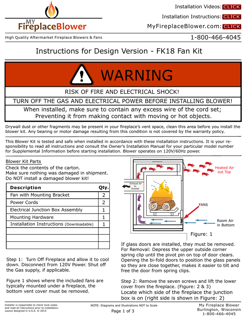 Fk18 Blower Fan Kit Installation Instructions Manualzz intended for sizing 791 X 1024