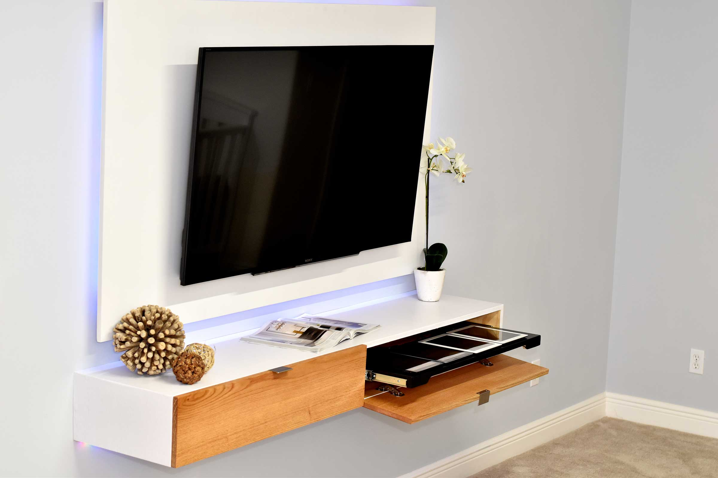 Floating Entertainment Center Update Diy Creators within proportions 2400 X 1600