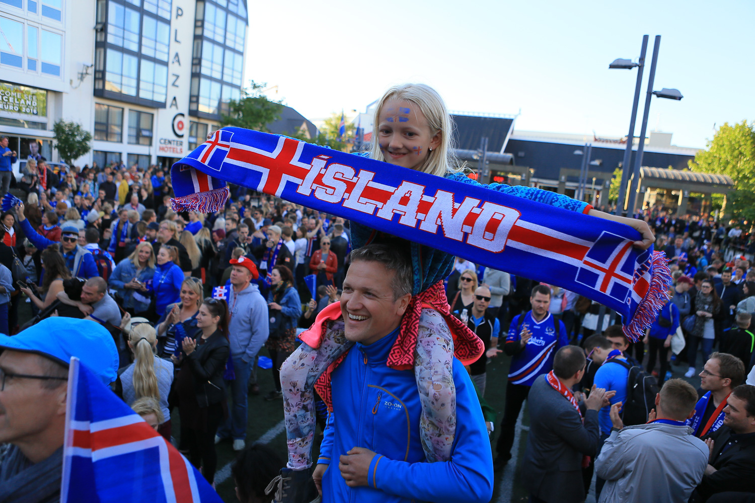 Football Fans Gather In Reykjavik To Watch Icelands First with dimensions 1500 X 1000