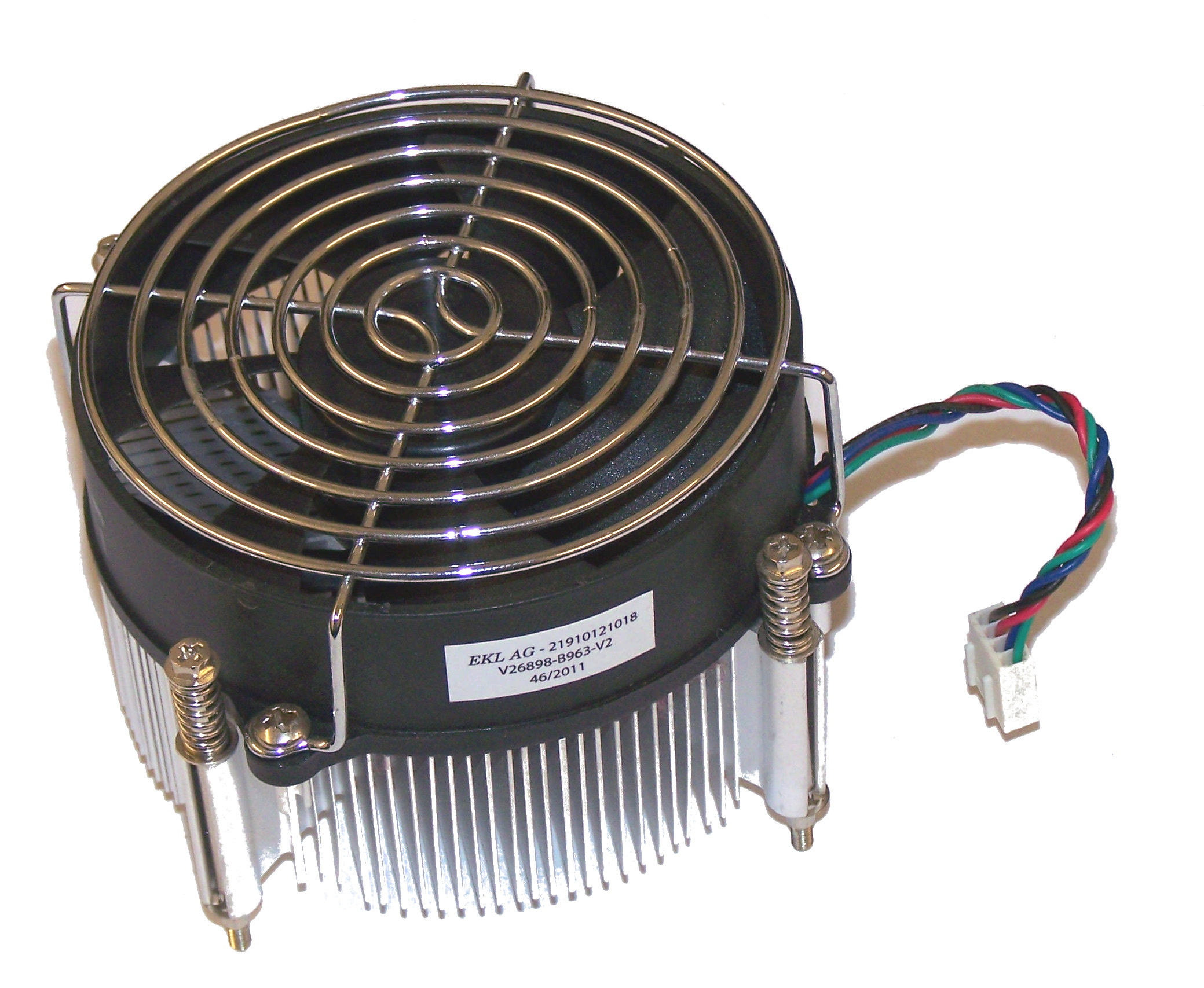 Fujitsu V26898 B963 V2 Esprimo E400 E85 Sff Cpu Heatsink And Round Fan pertaining to measurements 2079 X 1707