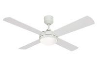 Futura Eco 122cm Fan With Led Light In White with dimensions 1200 X 1600