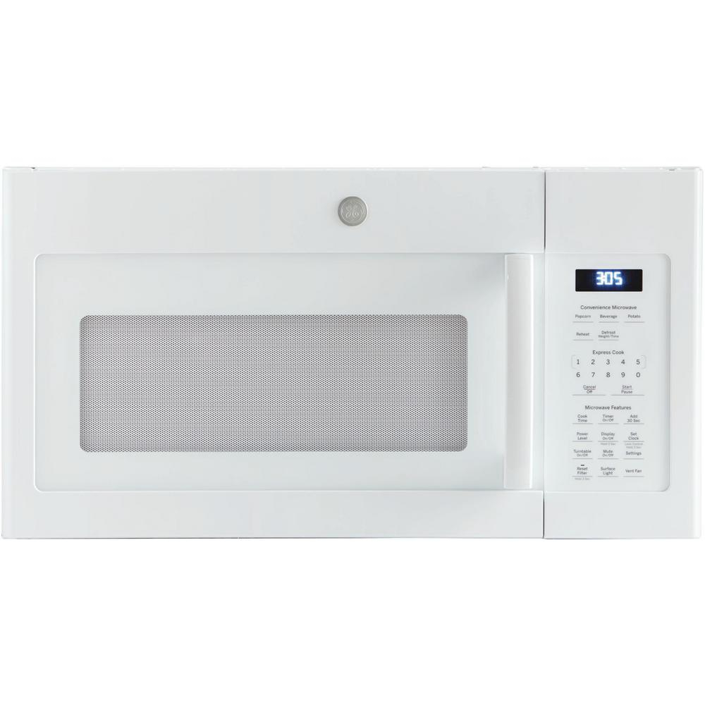 Ge 17 Cu Ft Over The Range Microwave In White intended for size 1000 X 1000