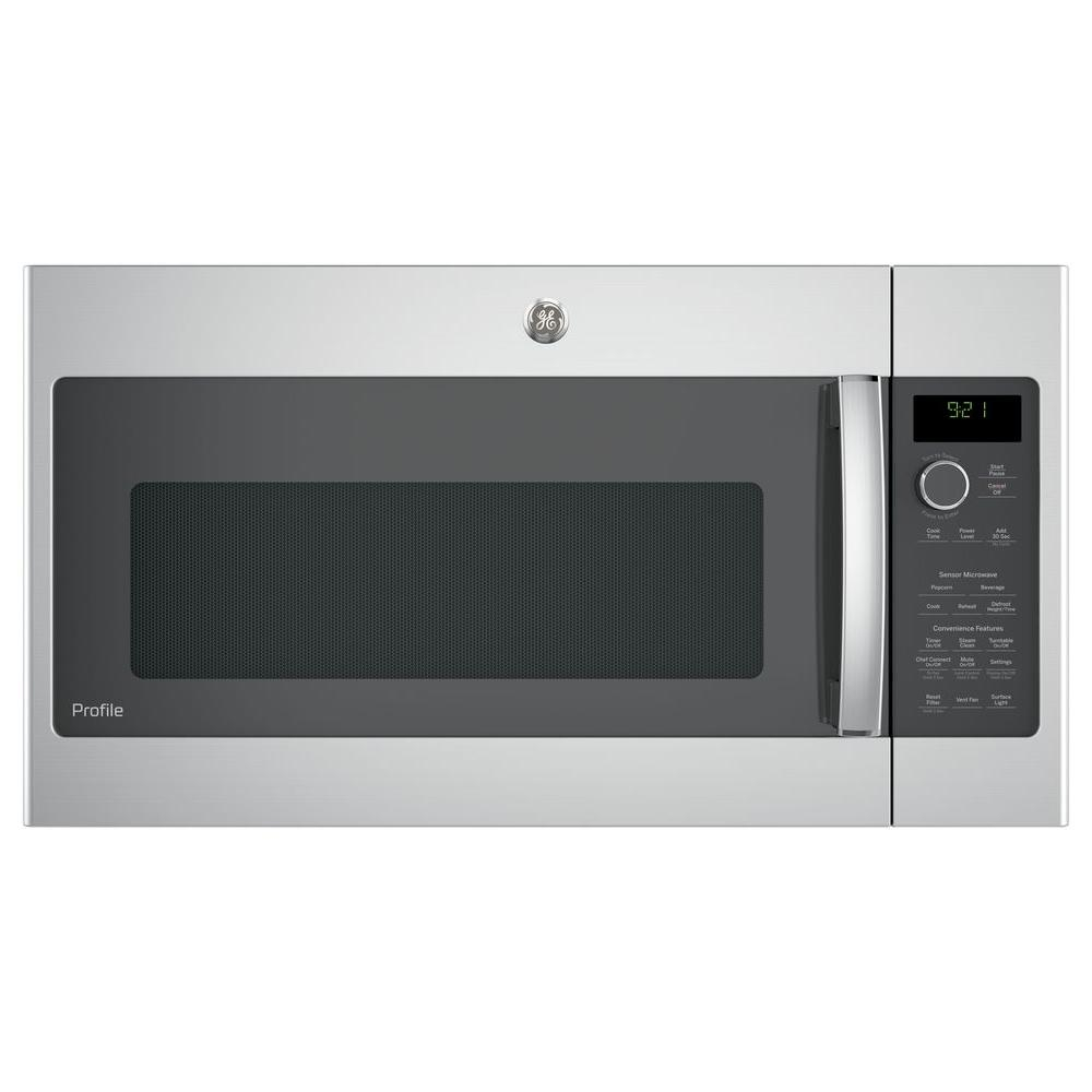 Ge Profile 21 Cu Ft Over The Range Microwave With Sensor Cooking In Stainless Steel in proportions 1000 X 1000