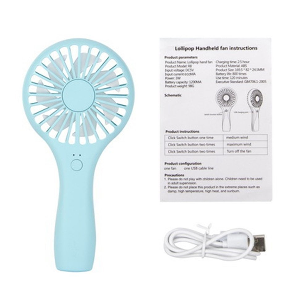 Generic Mt Lollipop Fan Mini Mute Handheld Charging Usb regarding sizing 990 X 990