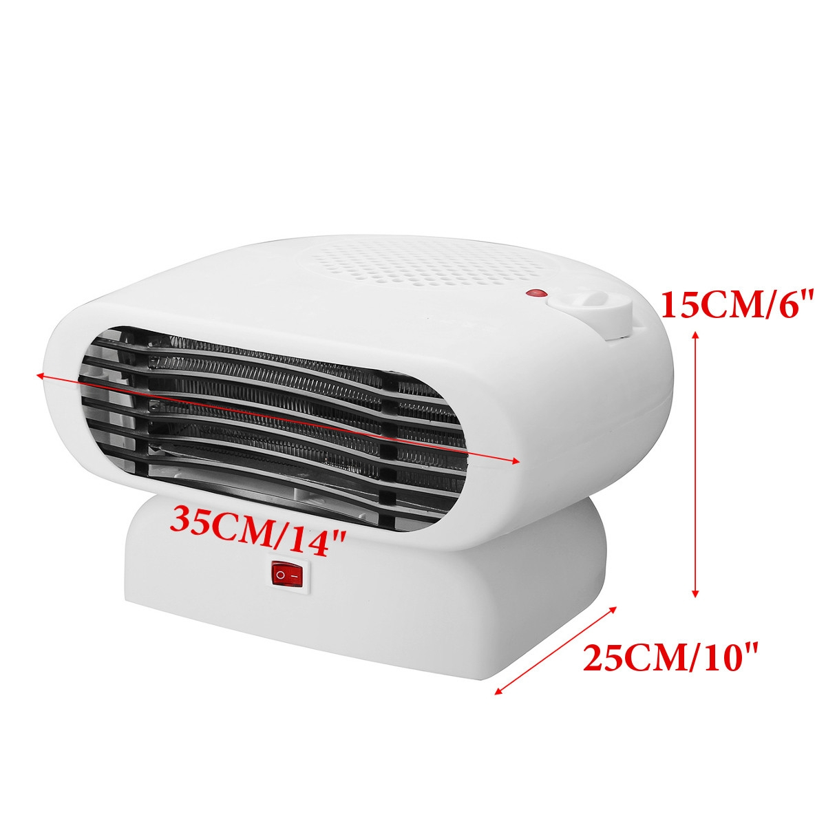 Generic Portable Upright Fan Heater With Cool Air Fan pertaining to proportions 1200 X 1200