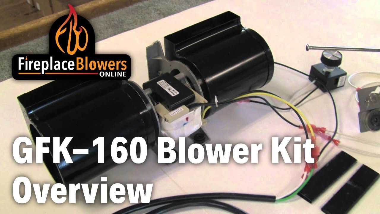 Gfk 160 Fireplace Blower Fan Kit Overview with sizing 1280 X 720