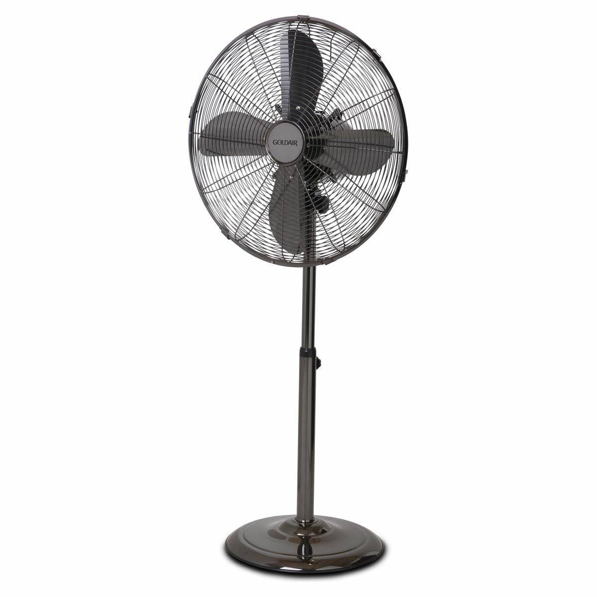 Goldair Gcpf265 45cm Pedestal Black Chrome Fan with size 1200 X 1200