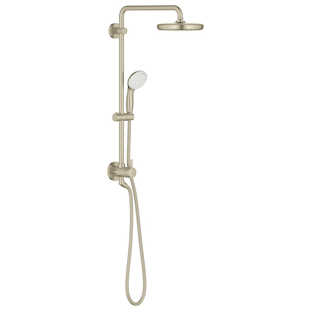 Grohe 2 Spray 825 In Dual Shower Head And Handheld Shower Head In Brushed Nickel intended for dimensions 1000 X 1000