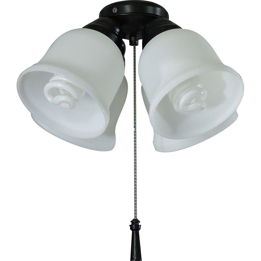 Hampton Bay 4 Light Universal Ceiling Fan Light Kit With in measurements 1000 X 1000