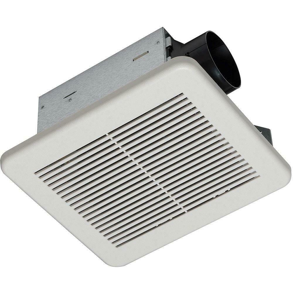 Hampton Bay 80 Cfm No Cut Ceiling Humidity Sensing Bath Fan in size 1000 X 1000