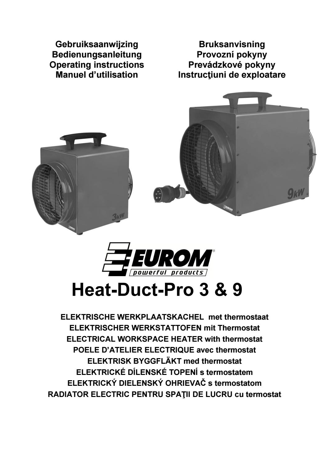 Handleiding Heatductpro 9kw Wwwpowerfulproductsnl Issuu pertaining to measurements 1059 X 1497