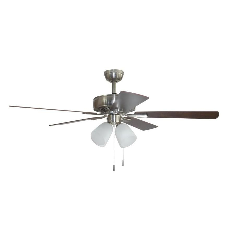 Harbor Breeze Grace Bay 52 In Brushed Nickel Led Indoor with dimensions 900 X 900