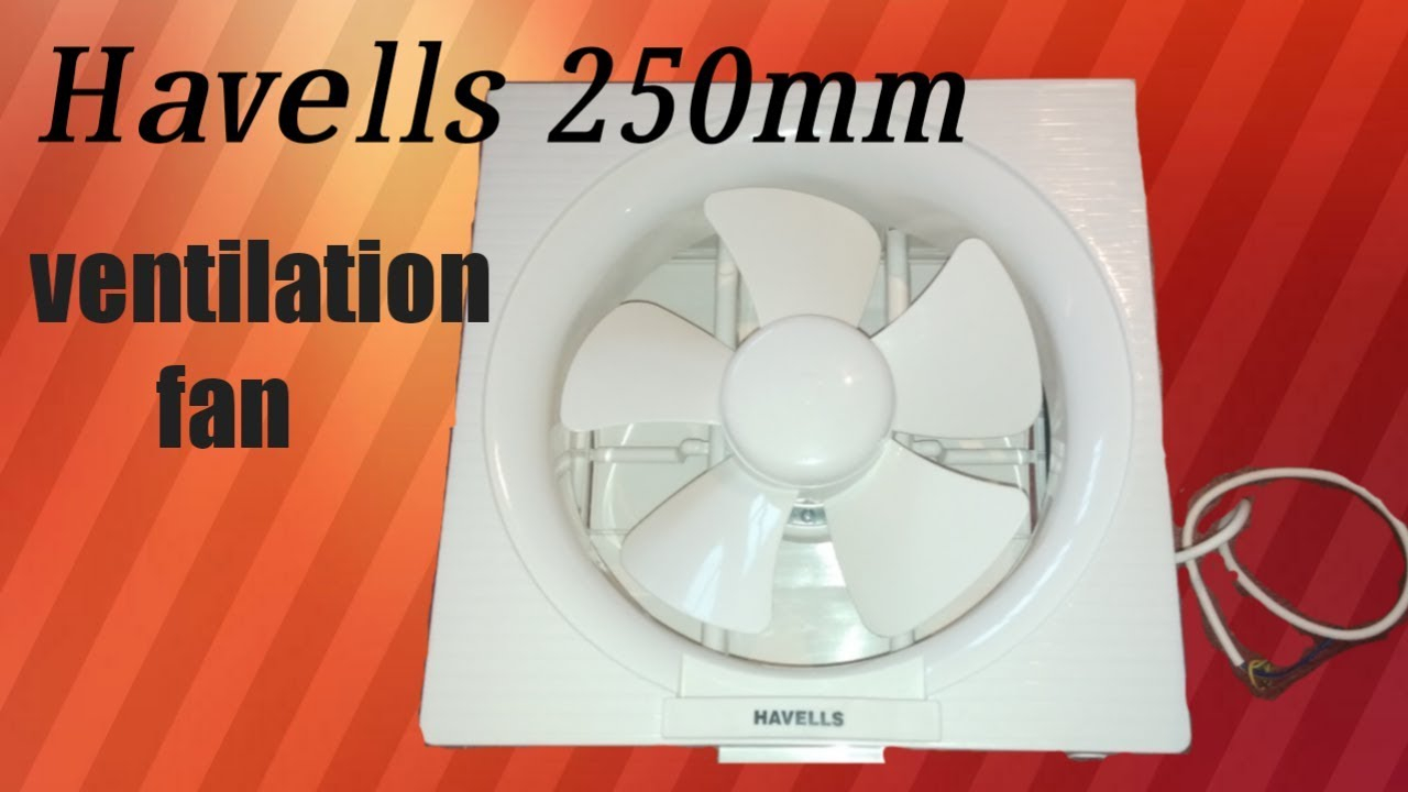 Havells Adjust Fan Kitchen And Room Ventil Air Dx 35 Watt 250mm Fan inside size 1280 X 720