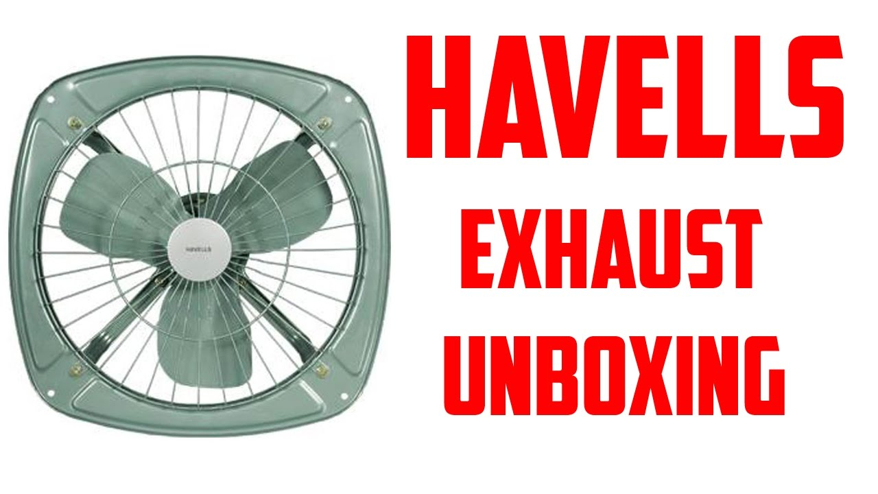 Havells Ventilair Dsp 230mm Exhaust Fan Unboxing And Review in measurements 1280 X 720