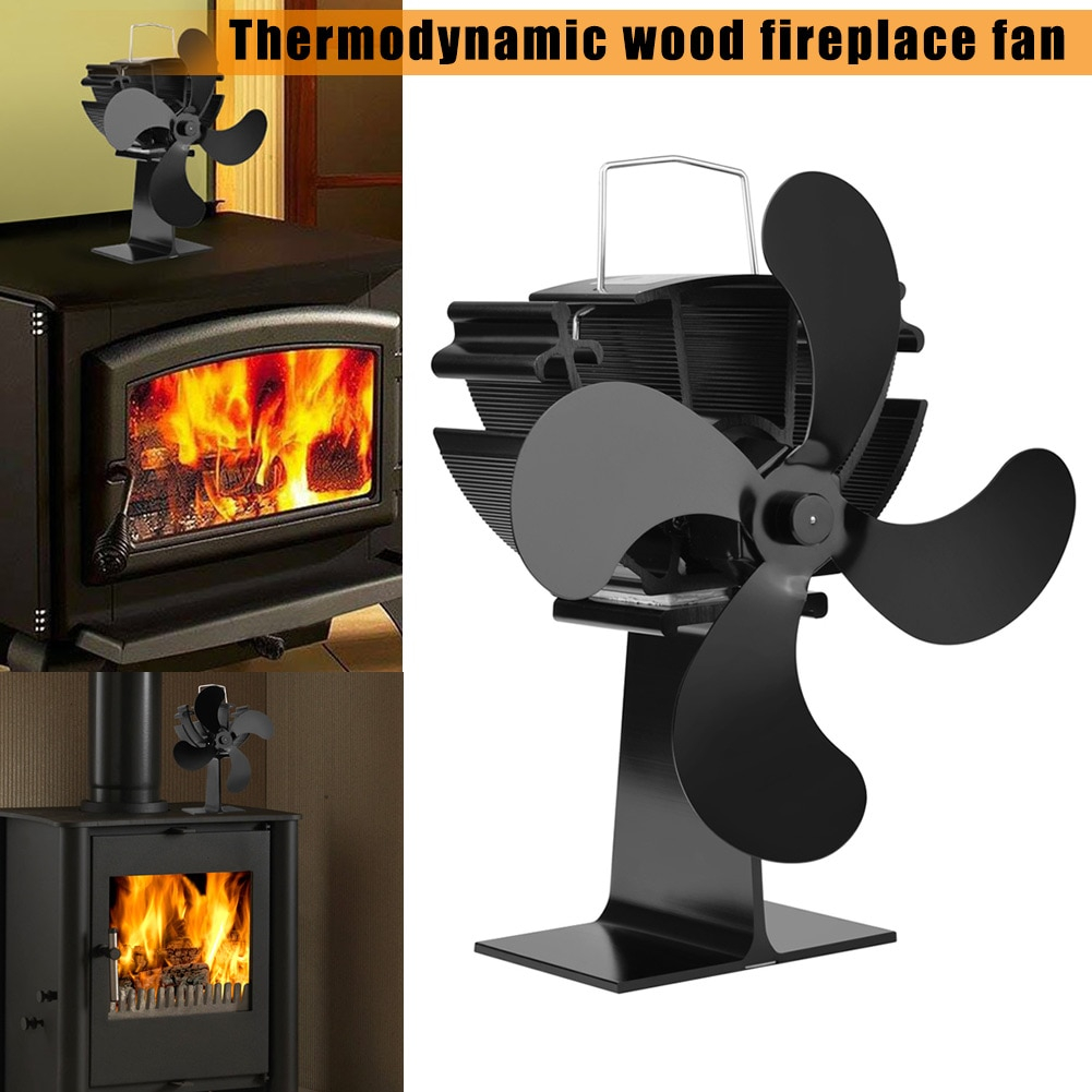 Heat Powered Stove Fan Wood Stove Fans Silent Eco Friendly within size 1001 X 1001