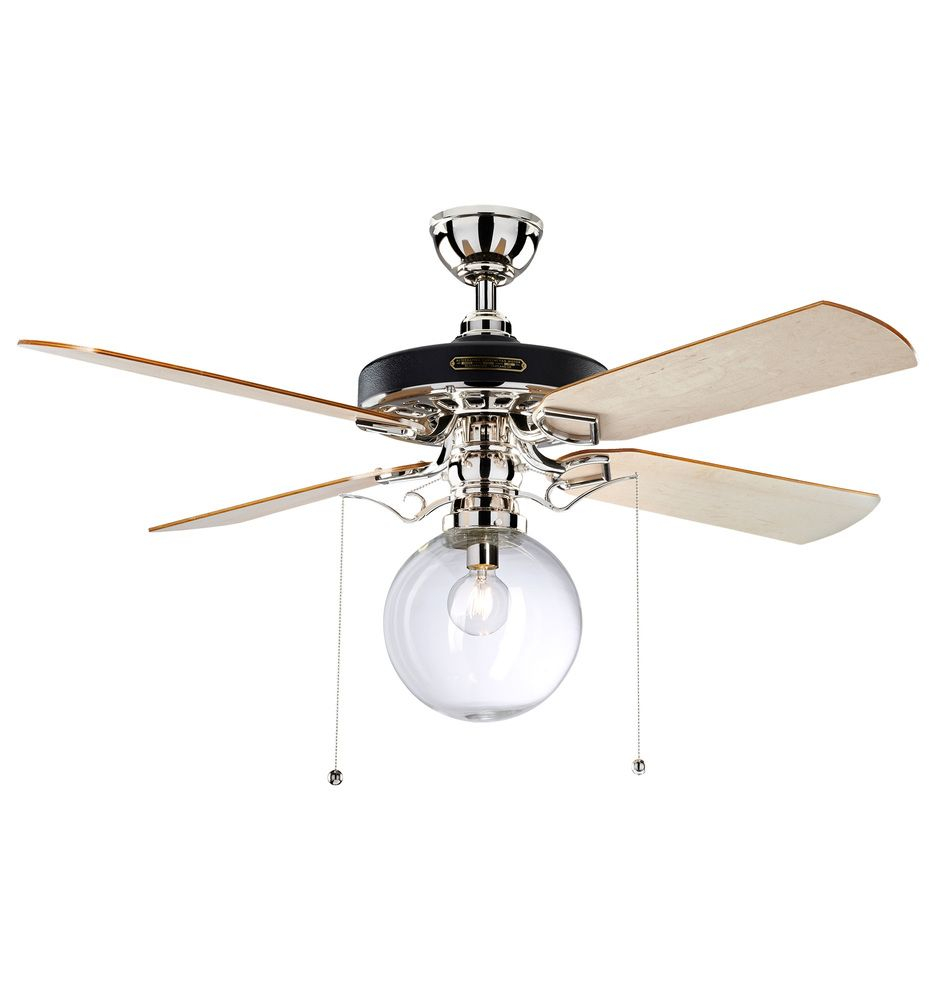 Heron Ceiling Fan With Clear Globe Shade Ceiling Fan Fan in dimensions 936 X 990