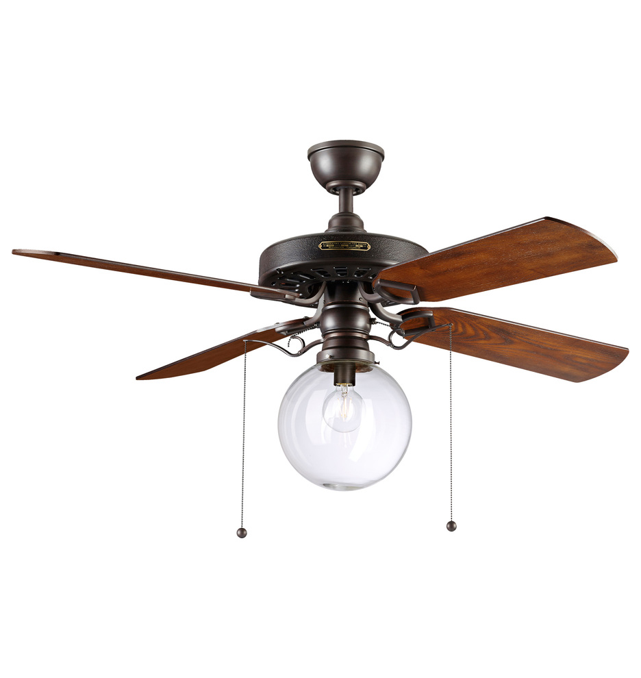 Heron Ceiling Fan With Clear Globe Shade with measurements 936 X 990