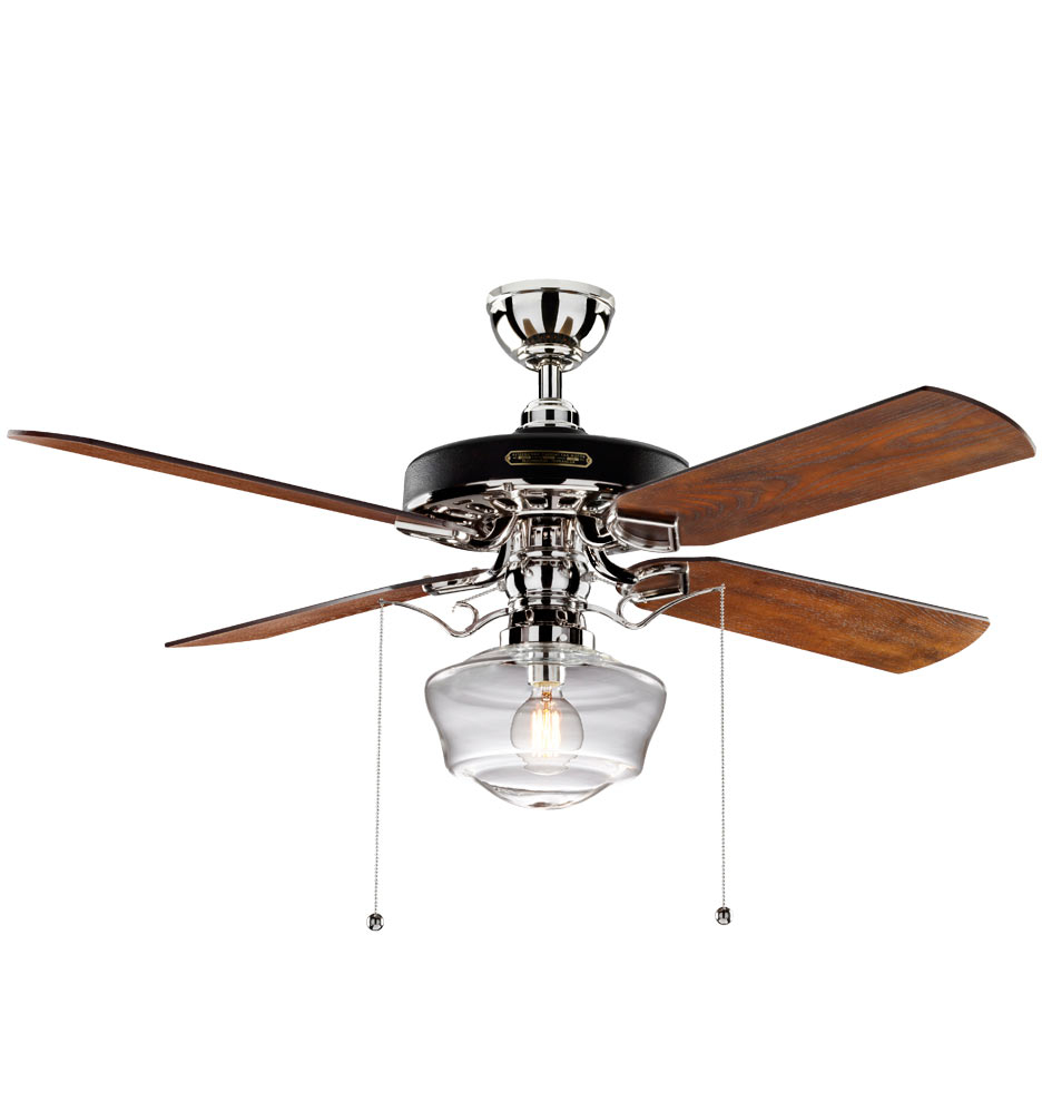 Heron Ceiling Fan With Clear Ogee Shade inside size 936 X 990