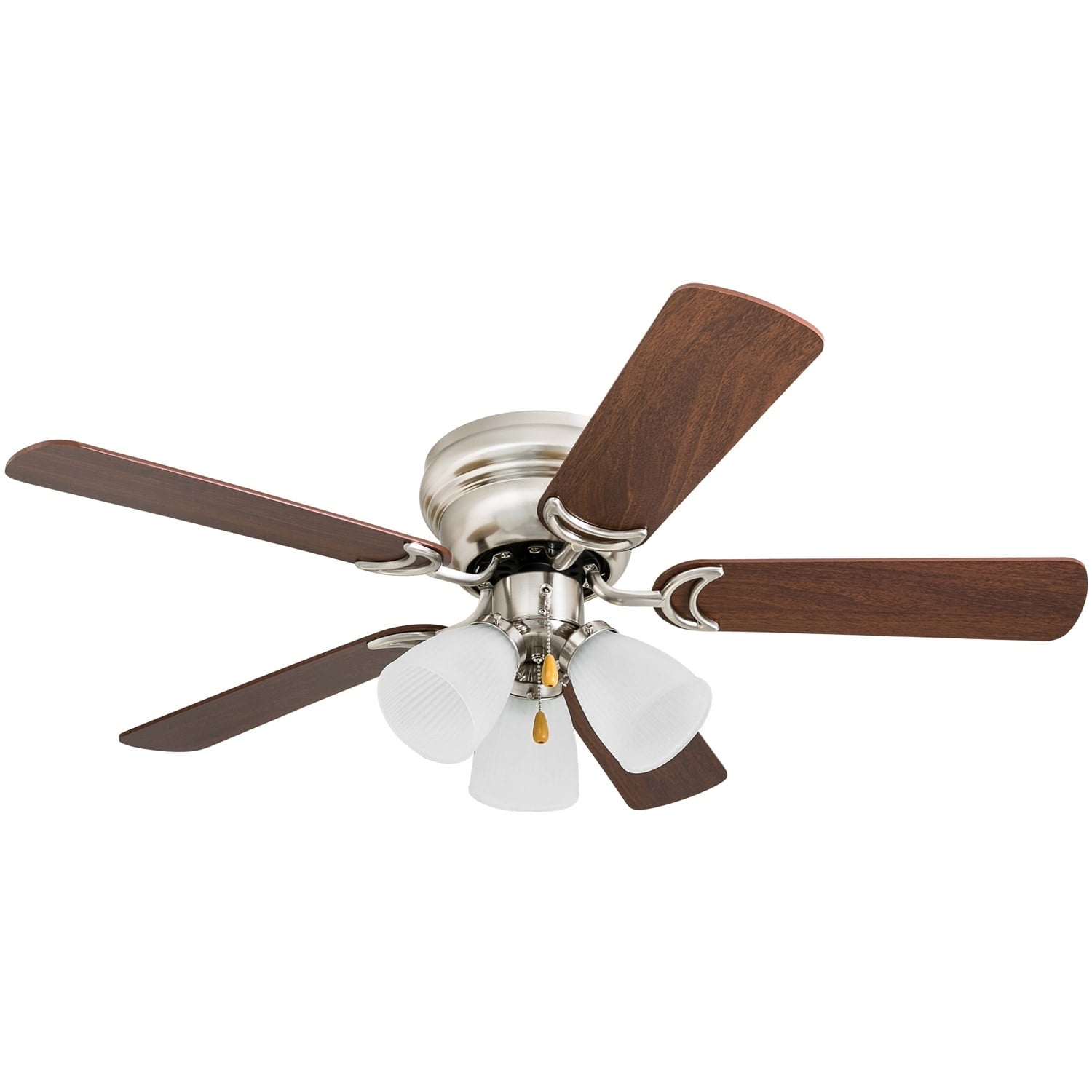 Hkc Prominence Home Whitley 42 Hugger Ceiling Fan Satin Nickel Walmart in sizing 1500 X 1500