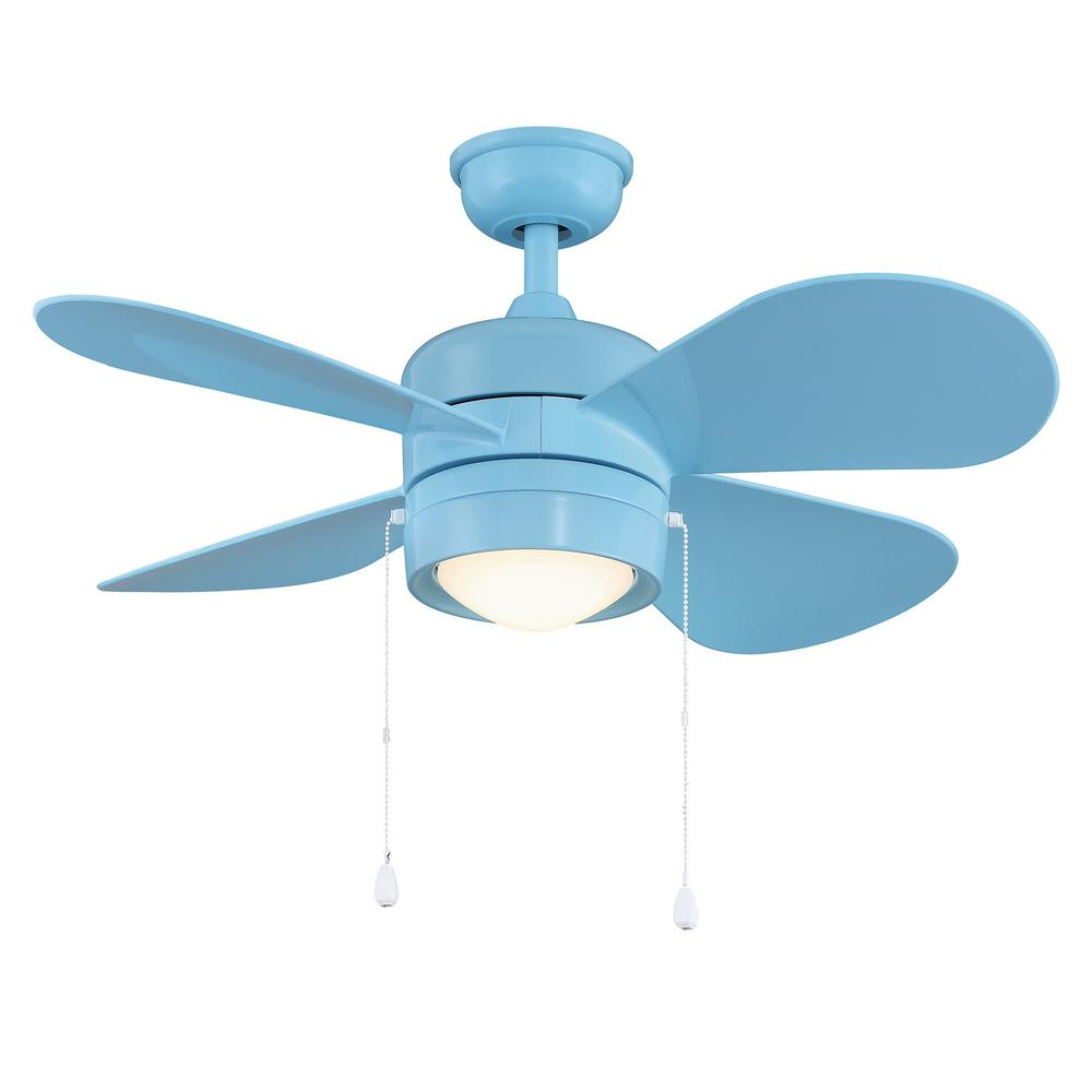 Home Decorators Collection Padgette 36 In Led Blue Ceiling intended for size 1000 X 1000