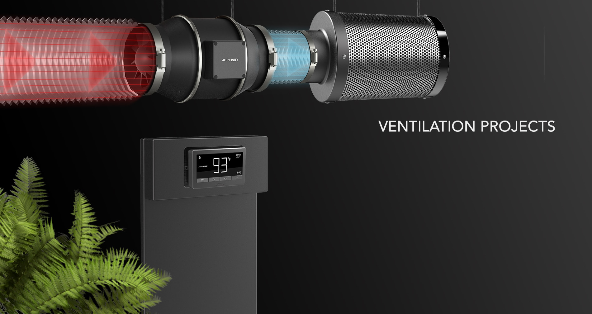 Home Ventilation Inline Duct Fan Systems Ac Infinity regarding measurements 1901 X 1008